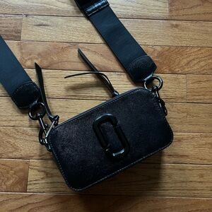 Marc Jacobs Black Snapshot Crossbody Bag